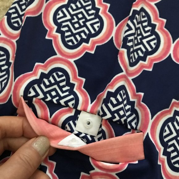 CABANA LIFE Upf 50 Geo Cabana Cover-up Shift Dress M - Picture 5 of 8